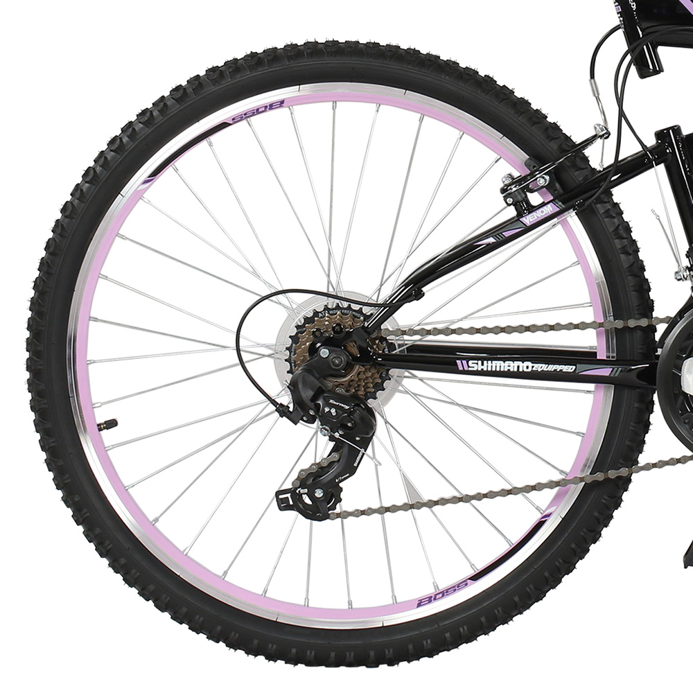 Boss Venom 26 inch Black and Purple Mountain Bike Image 3
