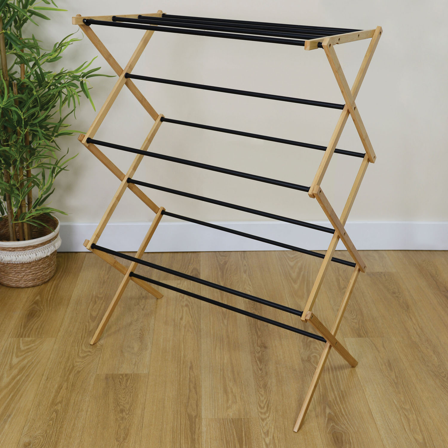 Bamboo 3 Tier Airer Image 2
