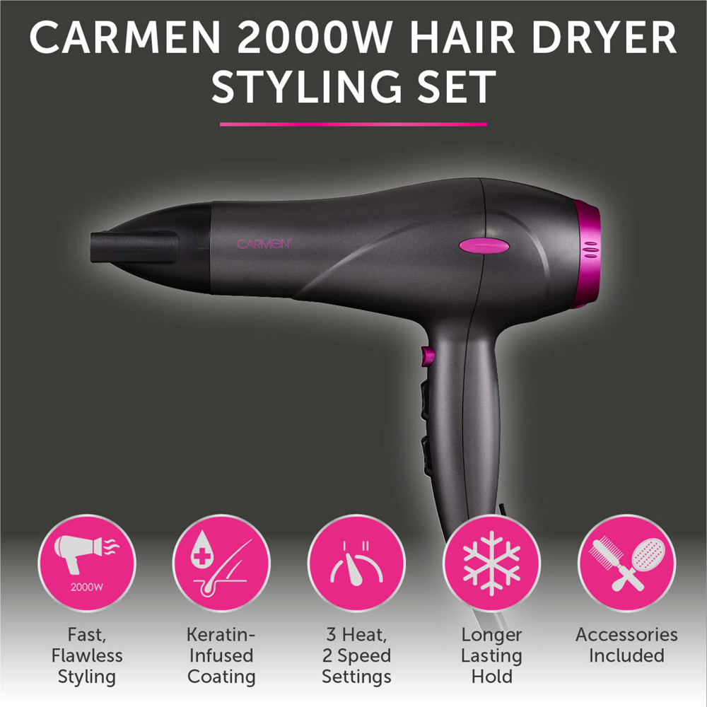 Carmen Neon Hair Dryer Set Image 4