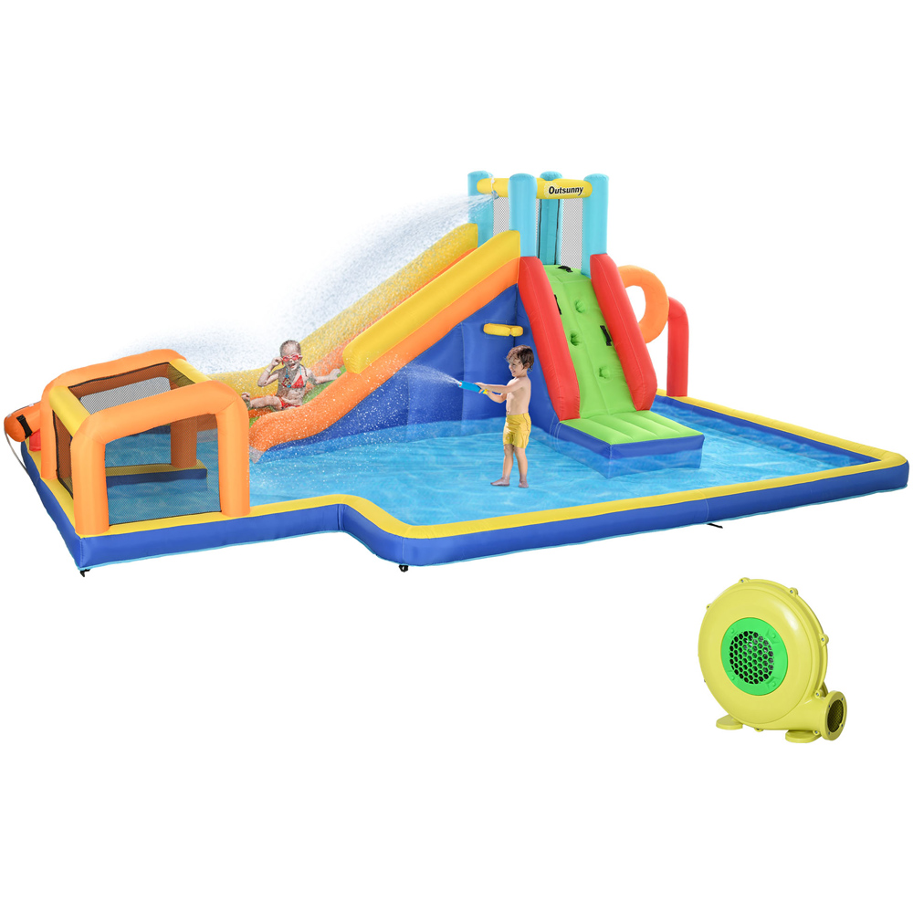 Outsunny 6 in 1 Kids Bouncy Castle with Blower Image 3