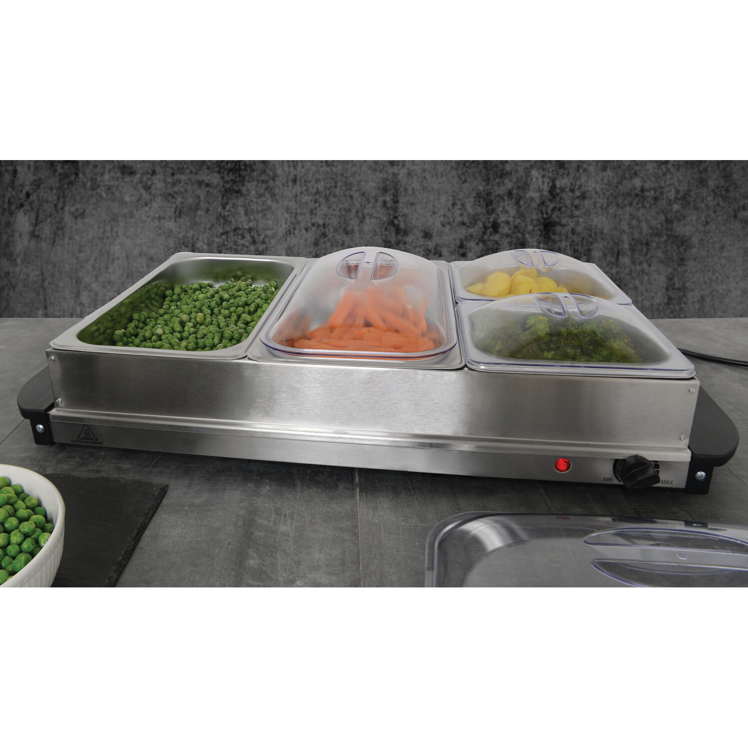 Plastic and Stainless Steel Buffet Server 2.5L Image 4
