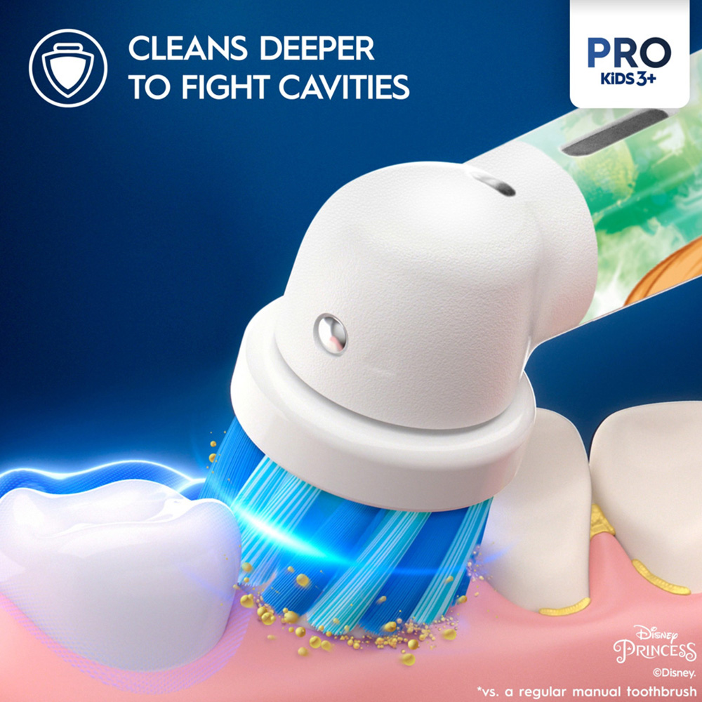 Oral-B Princess Vitality Pro Kids Electric Toothbrush Image 3