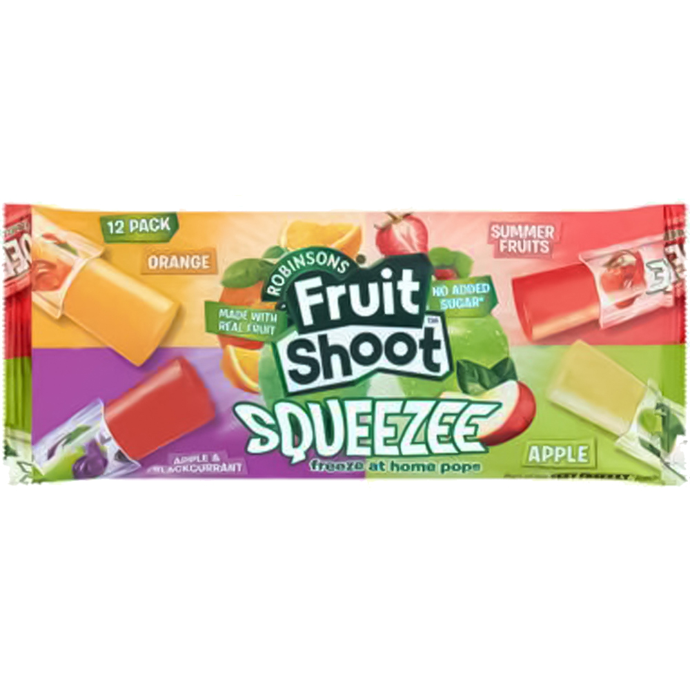 Robinsons Fruit Shoot Squeezee Freeze at Home Pops 12 x 45ml (540ml) Image