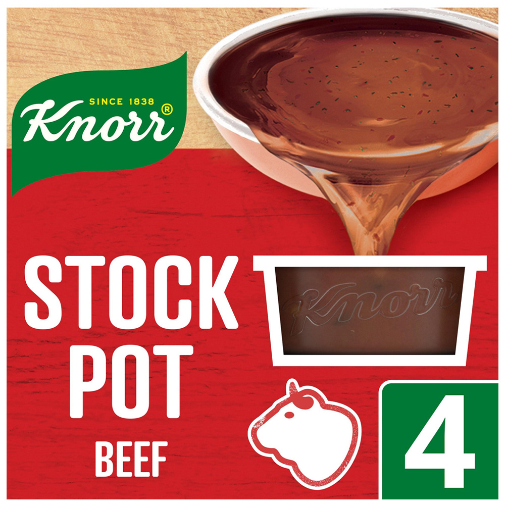 Knorr Beef Stock Pot 4 Pack Image
