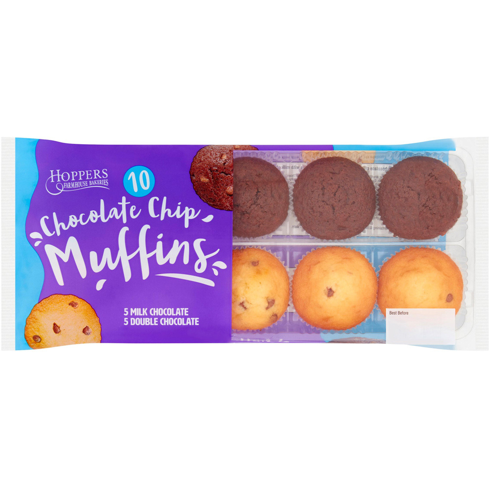 Hoppers Chocolate Muffins 10 Pack Image