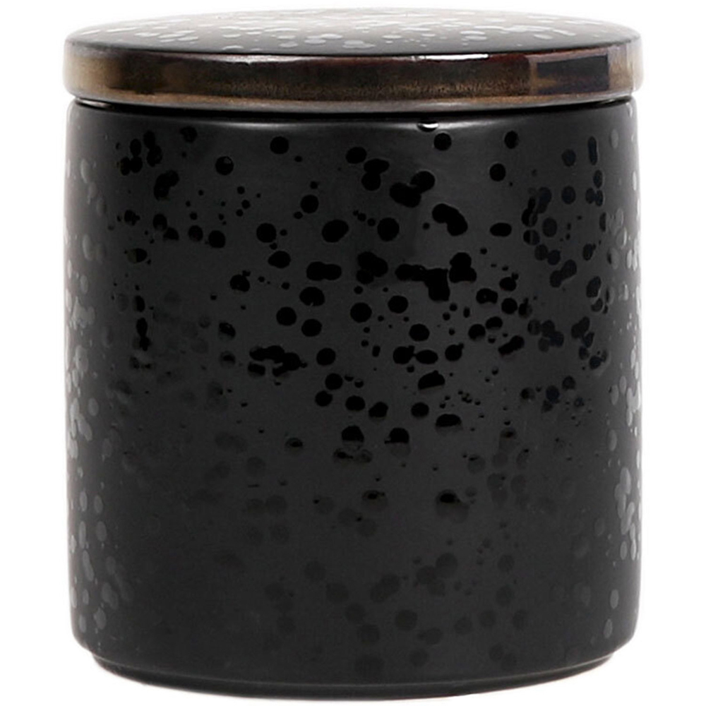 Kaiseki Small Black Speckled Canister Image