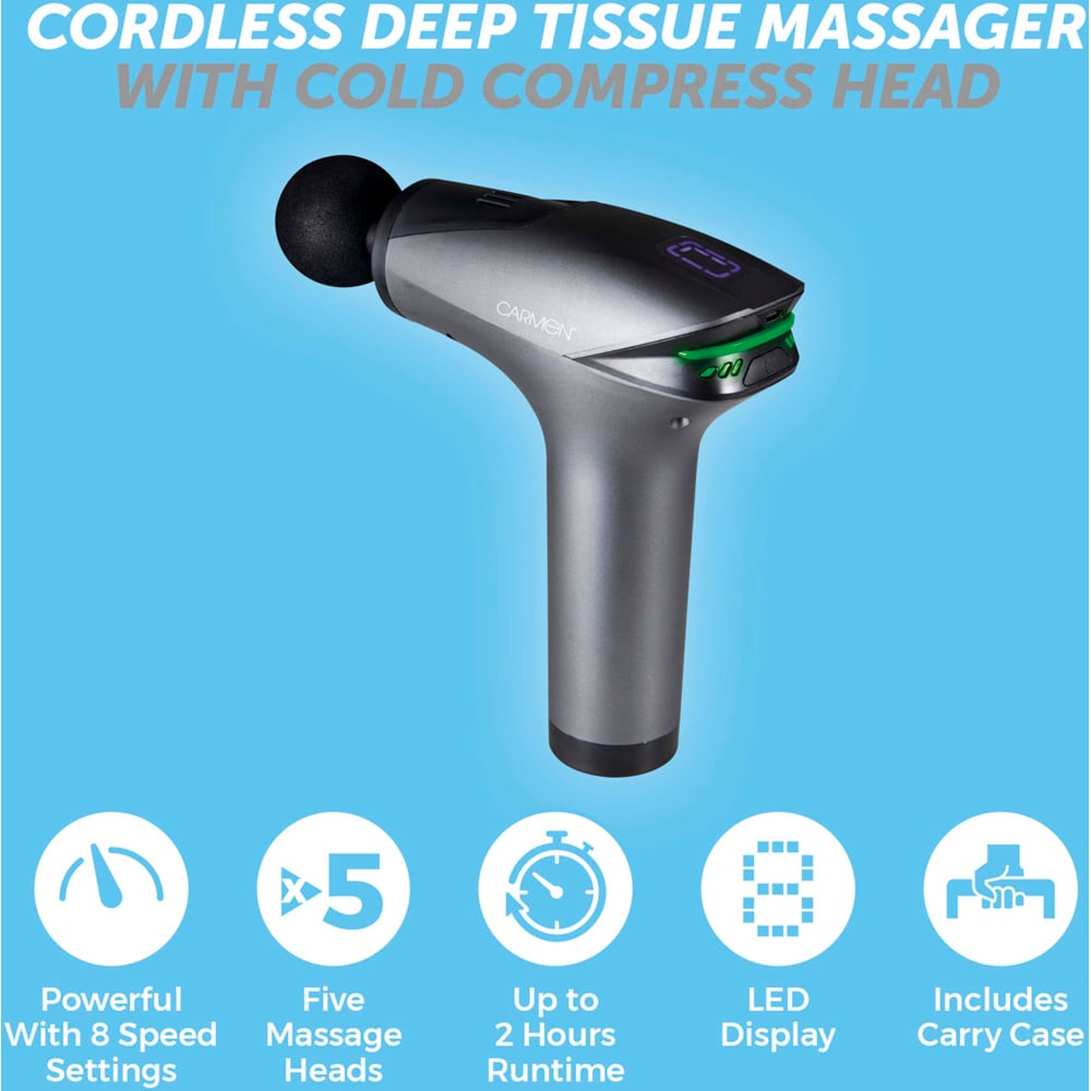 Carmen Massage Cordless Deep Tissue Massager Image 3