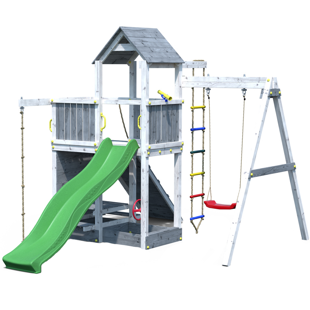 Shire Kids Grey and White Activer with Swing Image 1