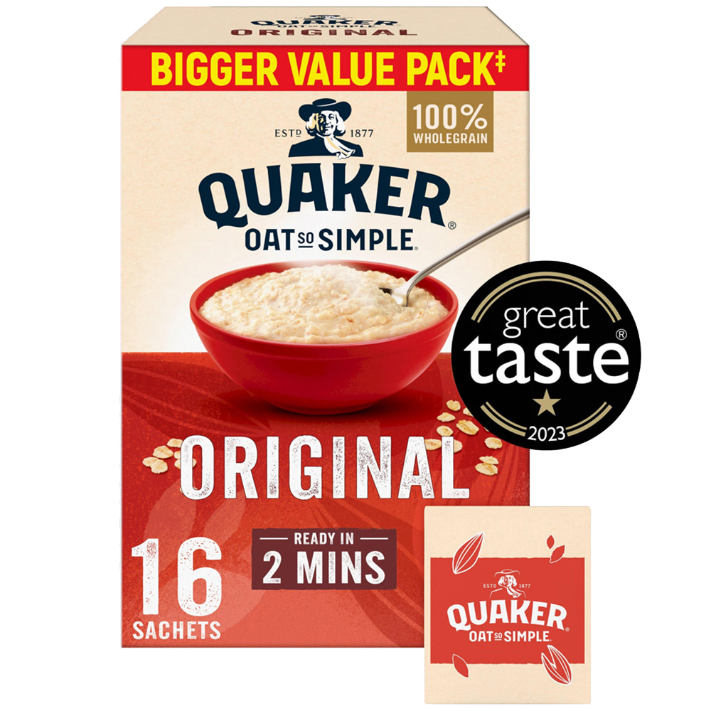 Quaker Oat So Simple Porridge Sachets 16 Pack Image