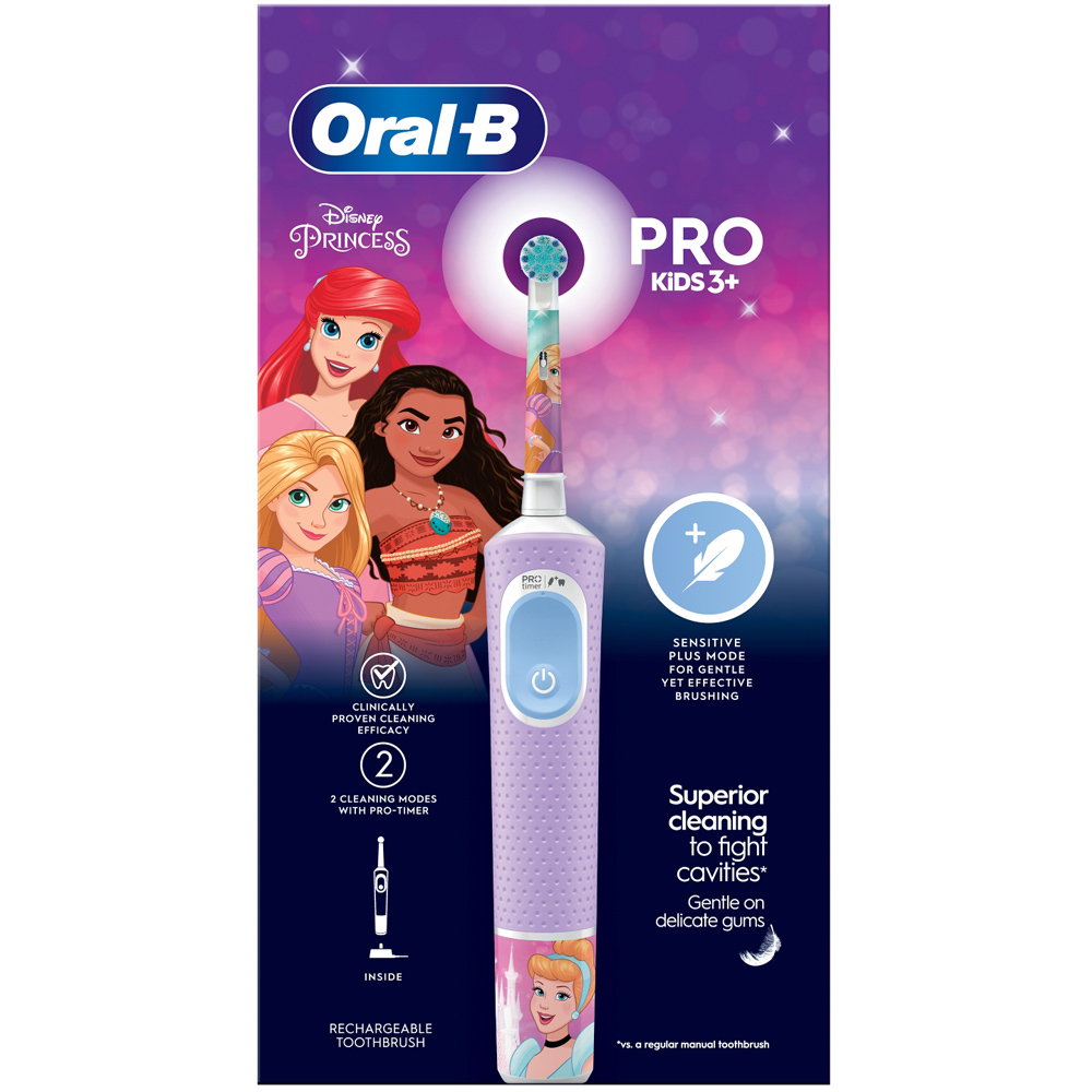 Oral-B Princess Vitality Pro Kids Electric Toothbrush Image 1