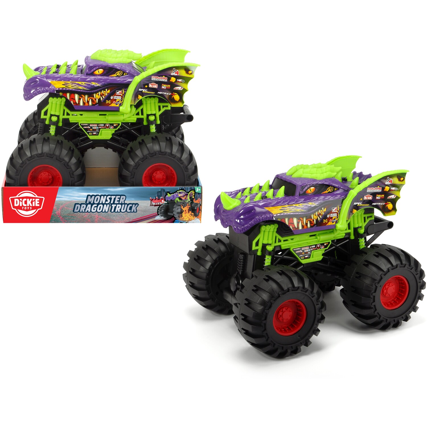 Single Monster Dragon Truck Green in Assorted styles Image