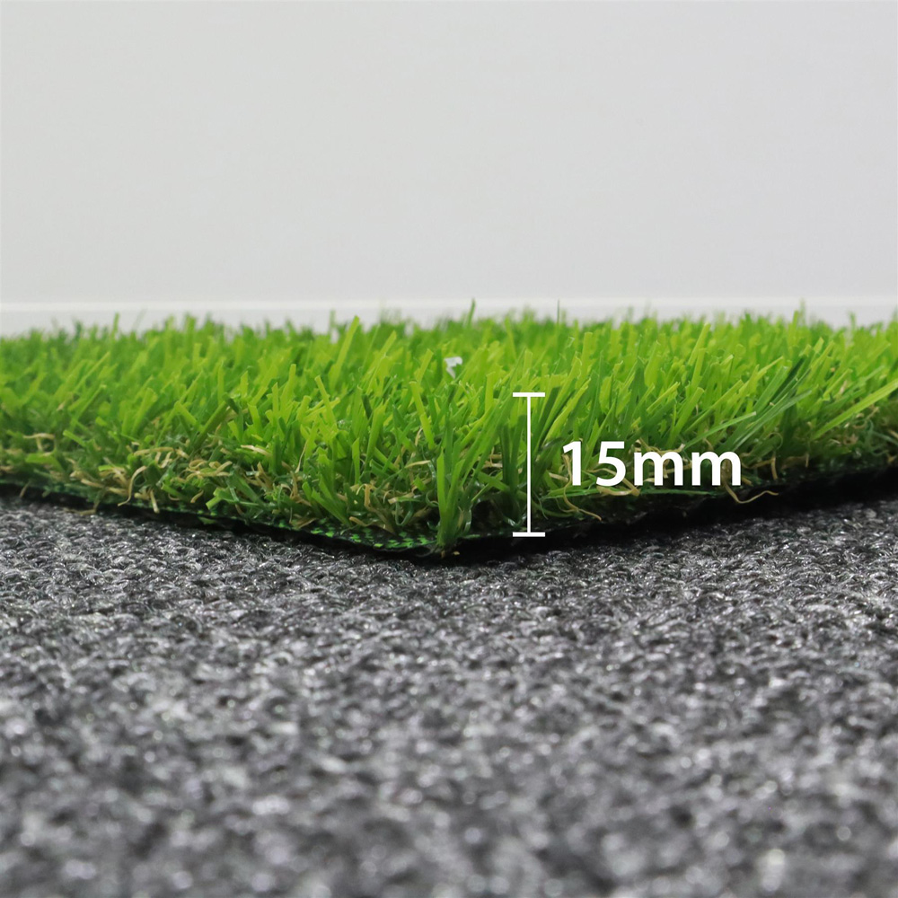 Walplus Artificial Grass UV Protection All Year Green1 Roll 15mm 200x100cm of Westminster Classic Young Image 5