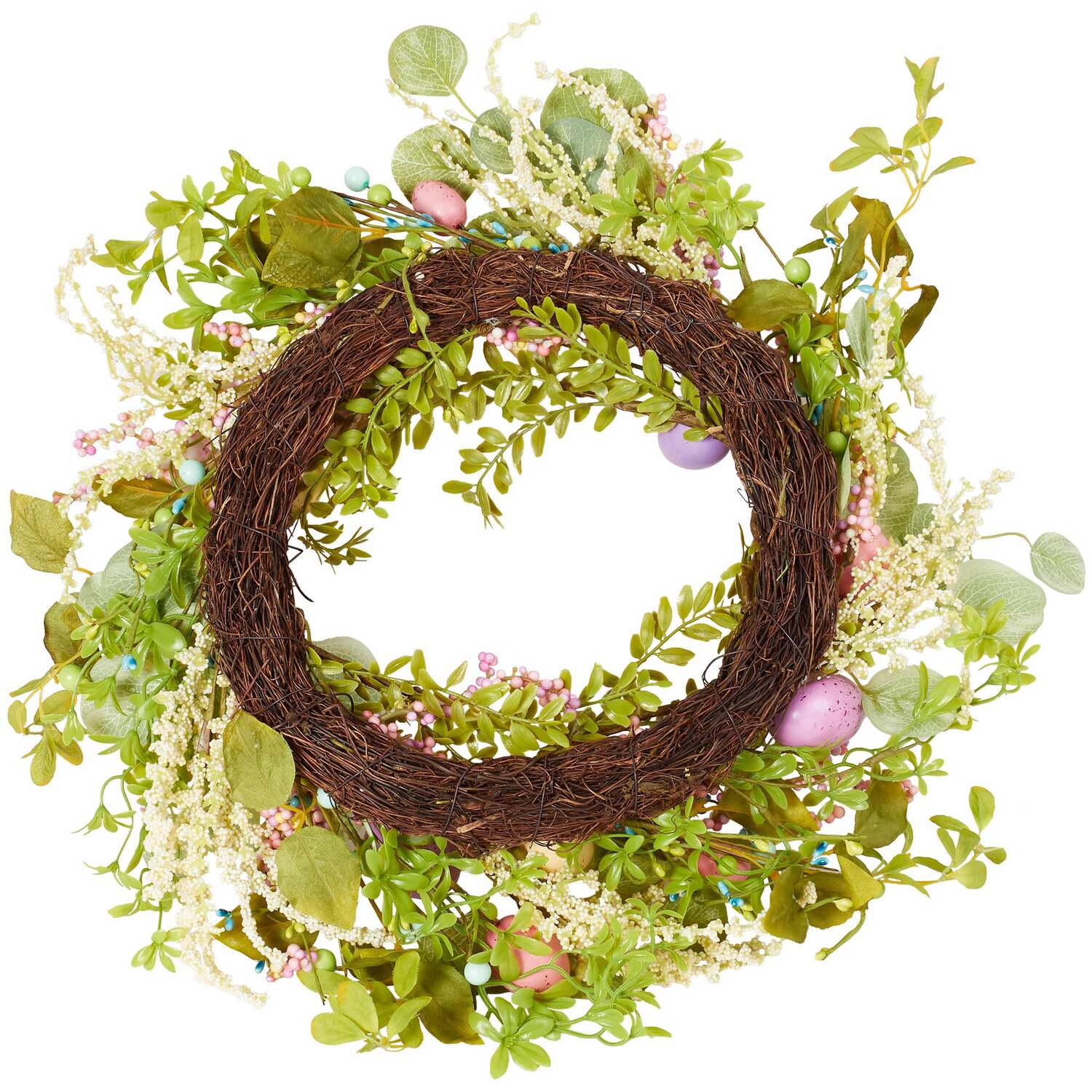 Easter Wreath Green 58cm Image 3