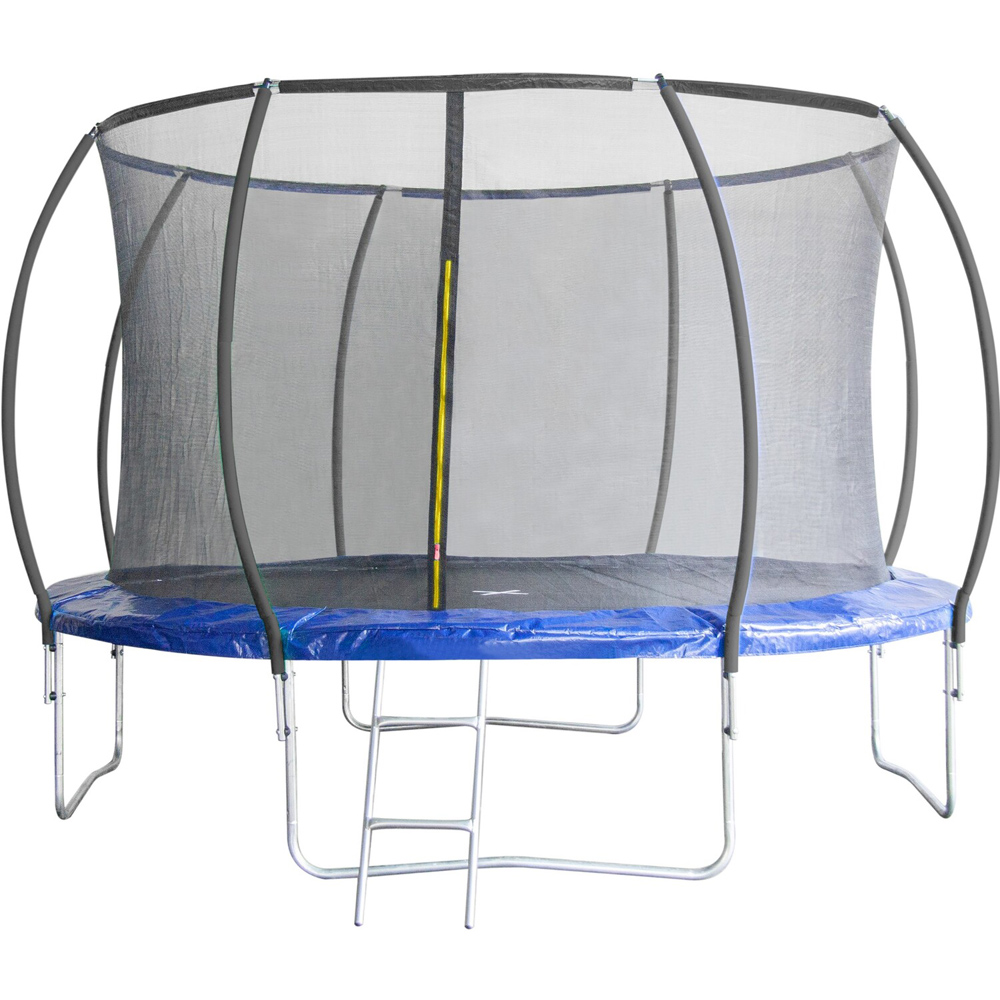 Trampoline Warehouse 12ft Blue Lantern Style Trampoline with Safety Enclosure Net Image 1