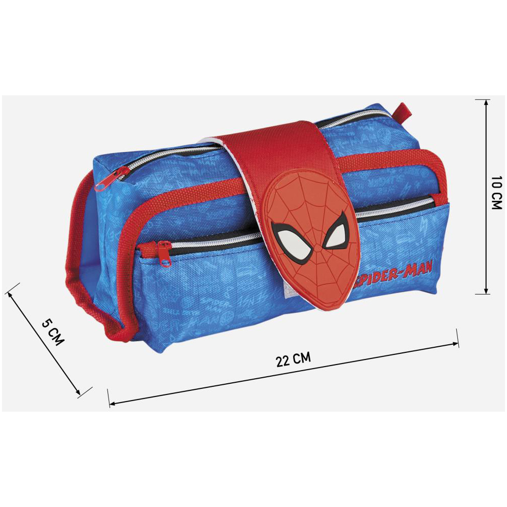 Spiderman Back To School Children Blue 3D Backpack and Pencil Case Set Image 7