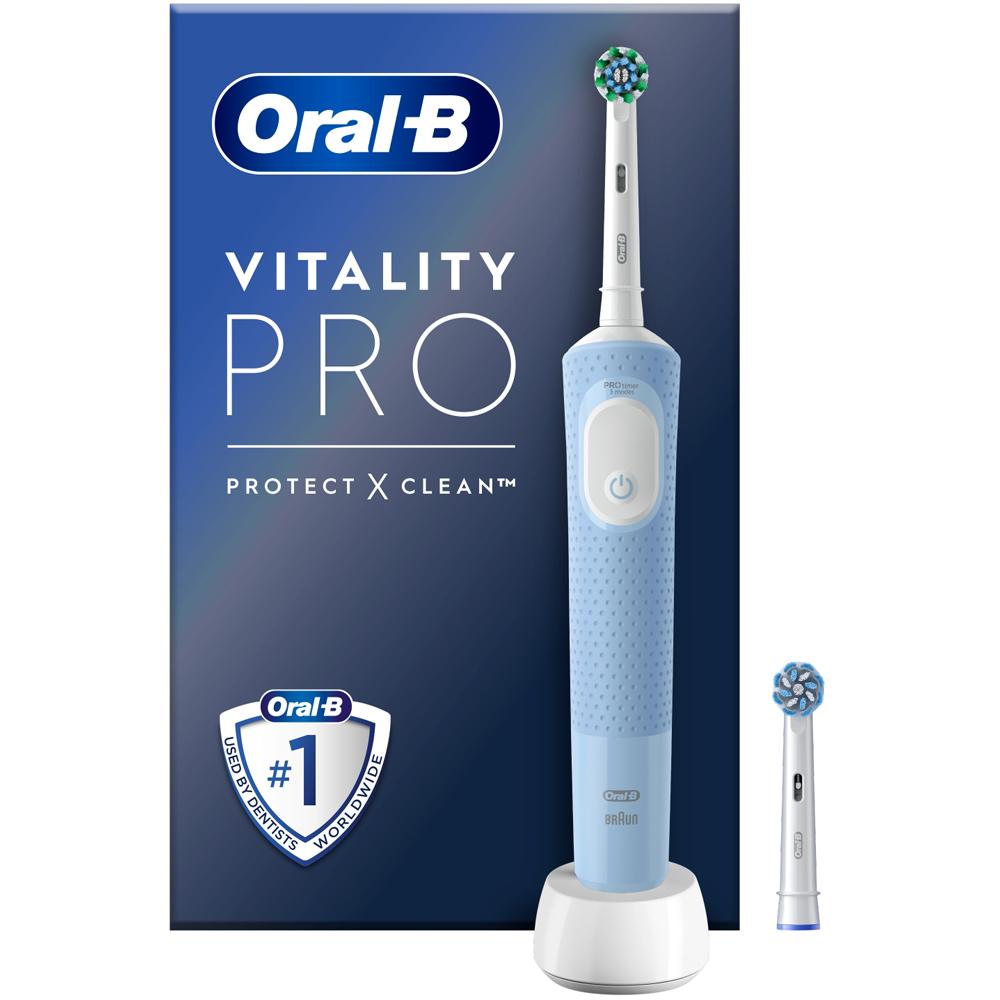Oral-B Vitality Pro Blue Rechargeable Electric Toothbrush Image 2