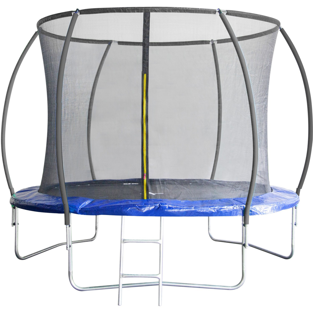 Trampoline Warehouse 10ft Blue Lantern Style Trampoline with Safety Enclosure Net Image 1