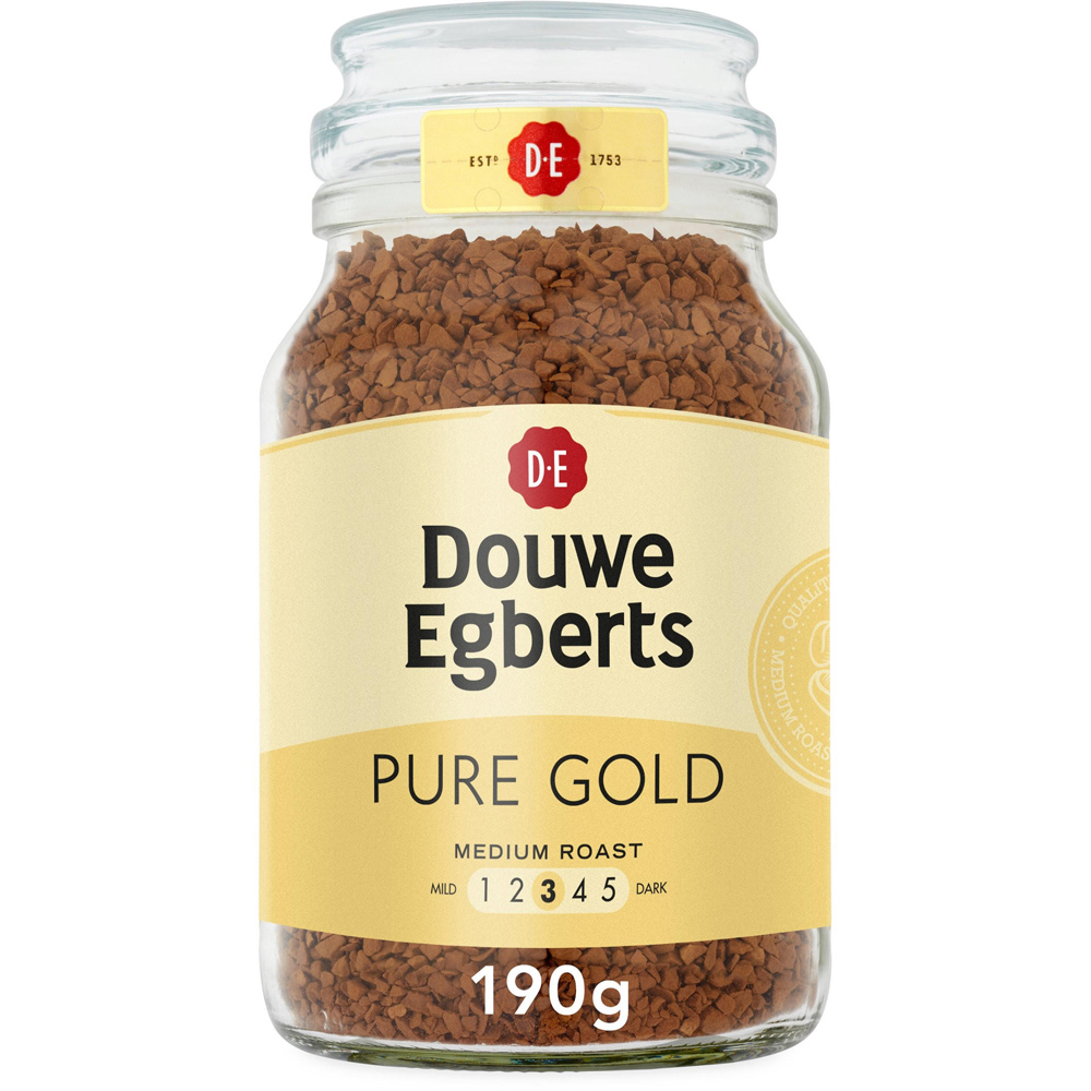 Douwe Egberts Pure Gold Coffee 190g Image