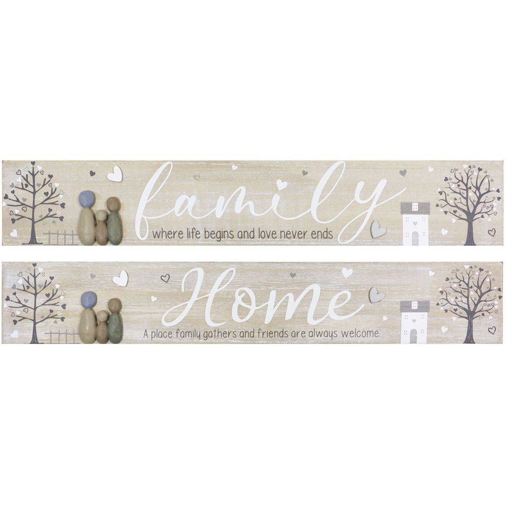 Single Family Home Wooden Wall Plaque in Assorted styles Image