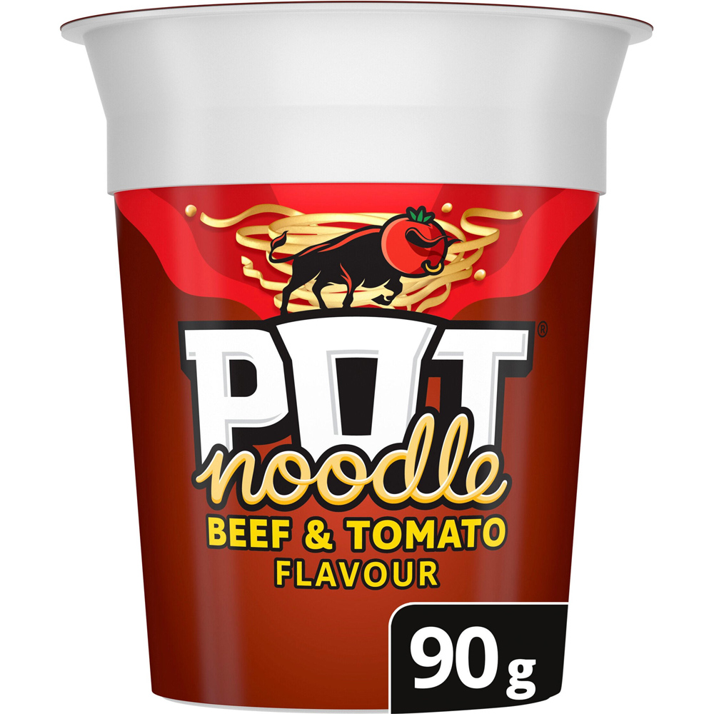 Pot Noodle Beef and Tomato Instant Noodles 90g Image