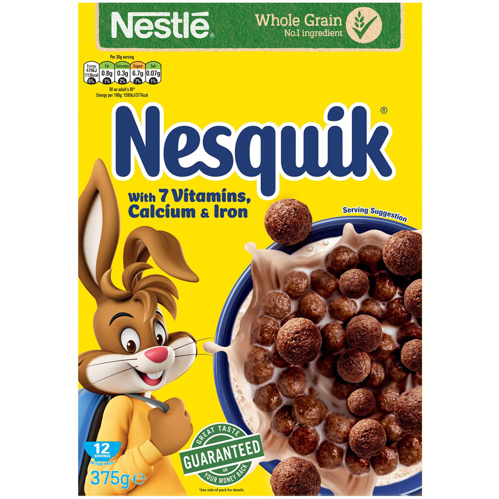 Nestle Nesquik Cereal 375g Image