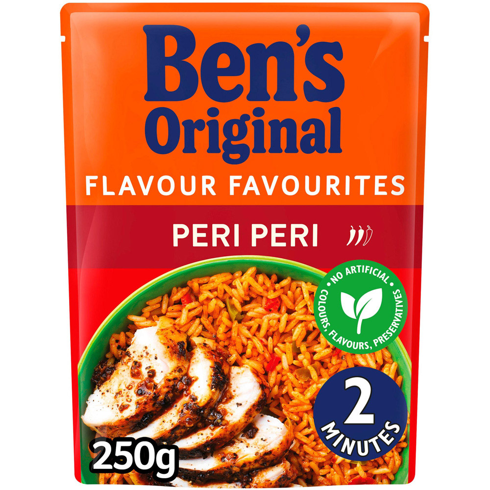 Ben's Original Peri Peri Microwave Rice 220g Image