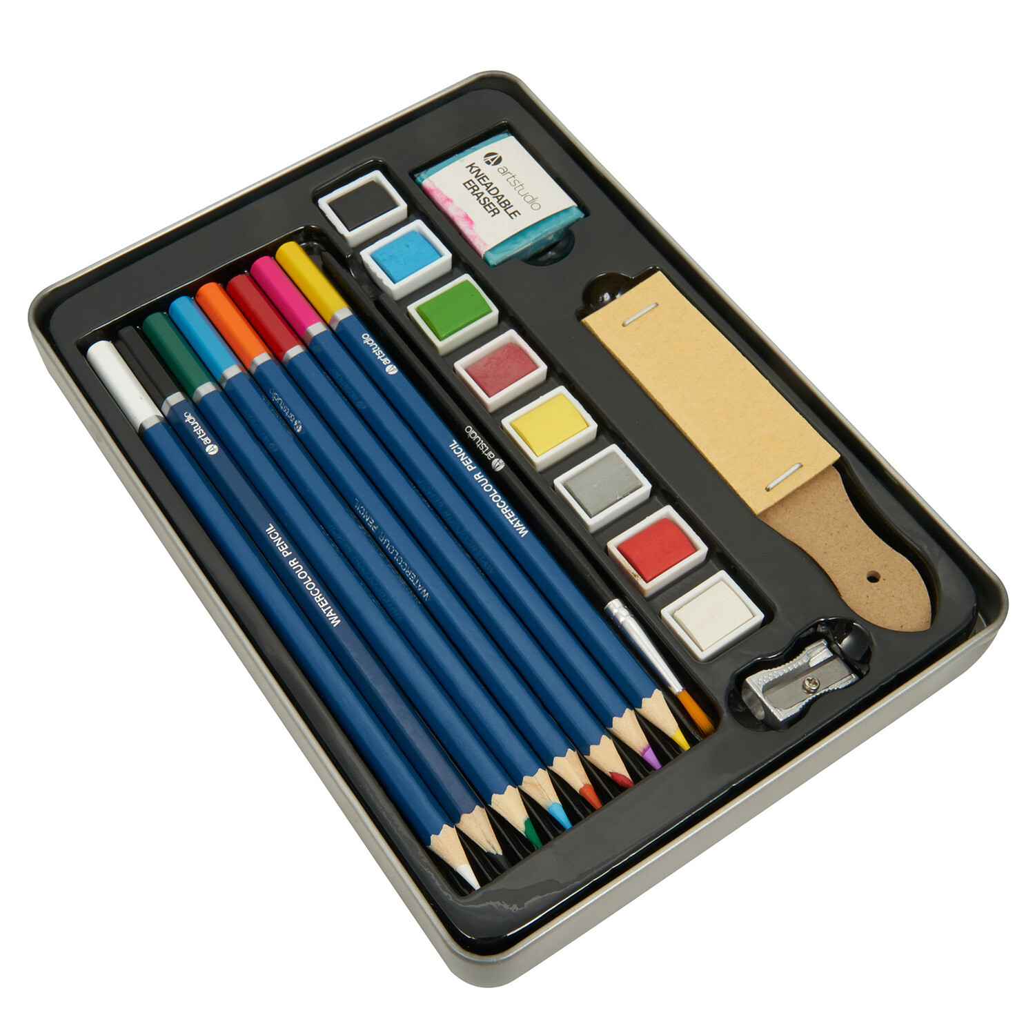 Art Studio Watercolour Pencil Tin Set Image 3