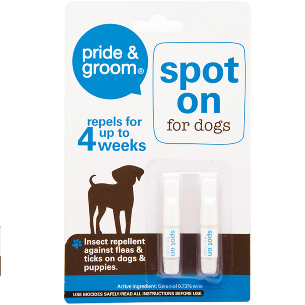 Pride & Groom Spot On Dog Flea Controller Image 1