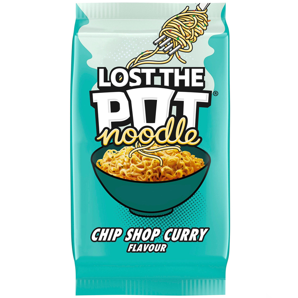 Pot Noodle Lost The Pot Chip Shop Curry Instant Noodles 85g Image 1