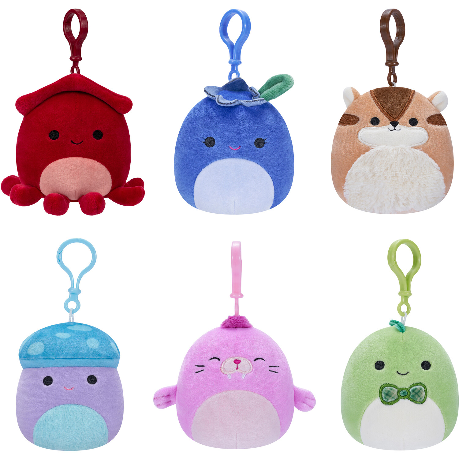 Single Clip-On Squishmallows Plush in Assorted styles Image 1