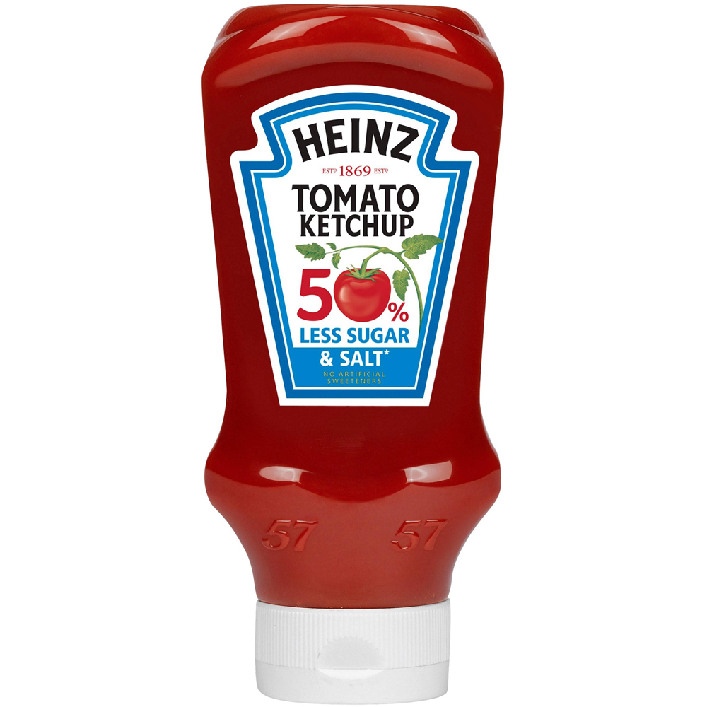 Heinz Less Sugar and Salt Tomato Ketchup 665g Image