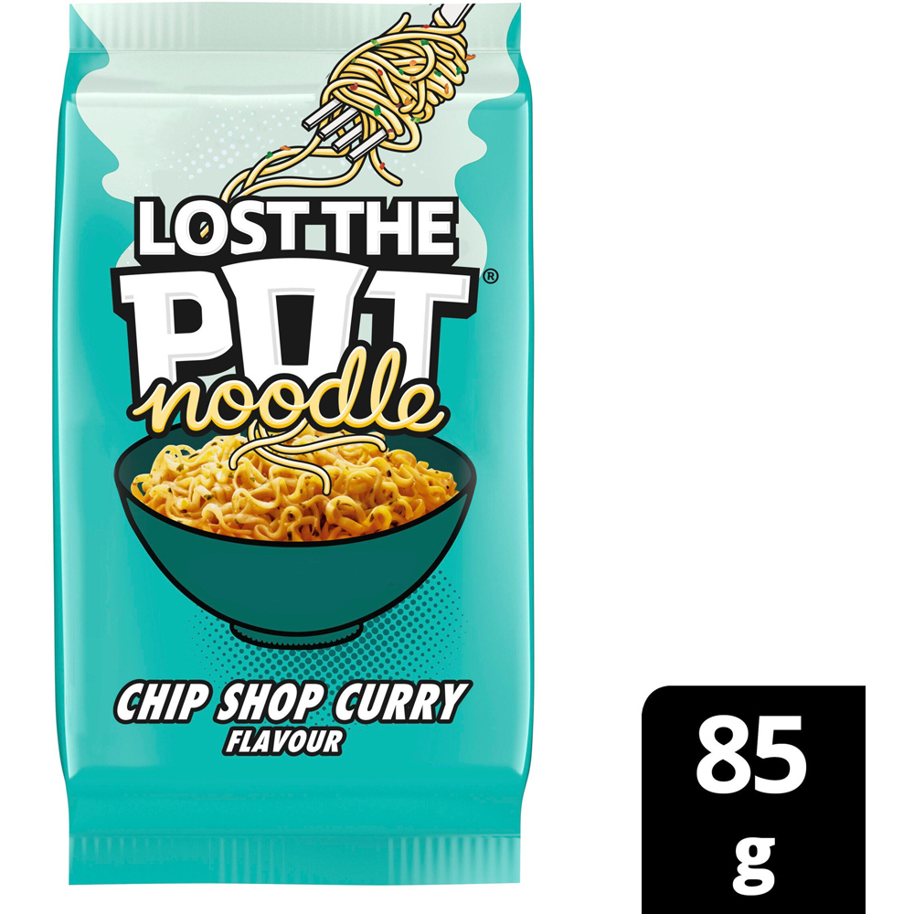 Pot Noodle Lost The Pot Chip Shop Curry Instant Noodles 85g Image 2