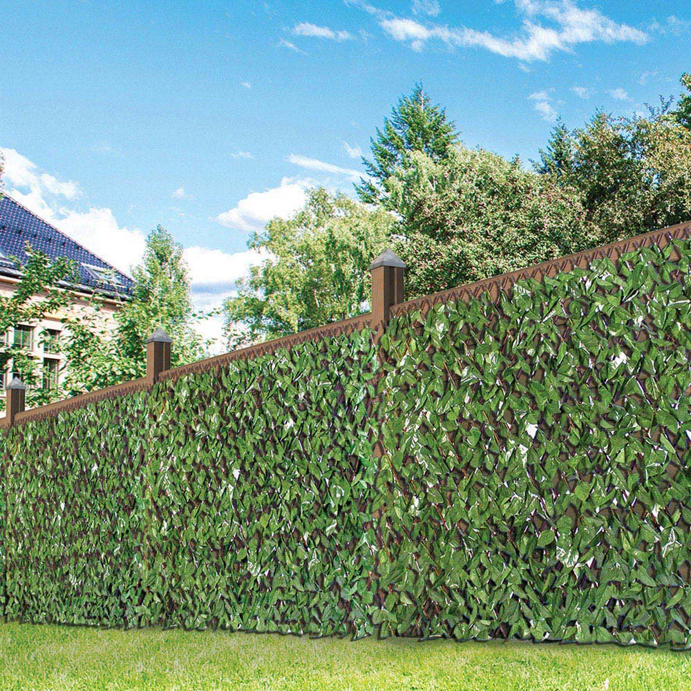 GardenKraft IVY Artificial Willow Fence 260 x 70cm Image 1