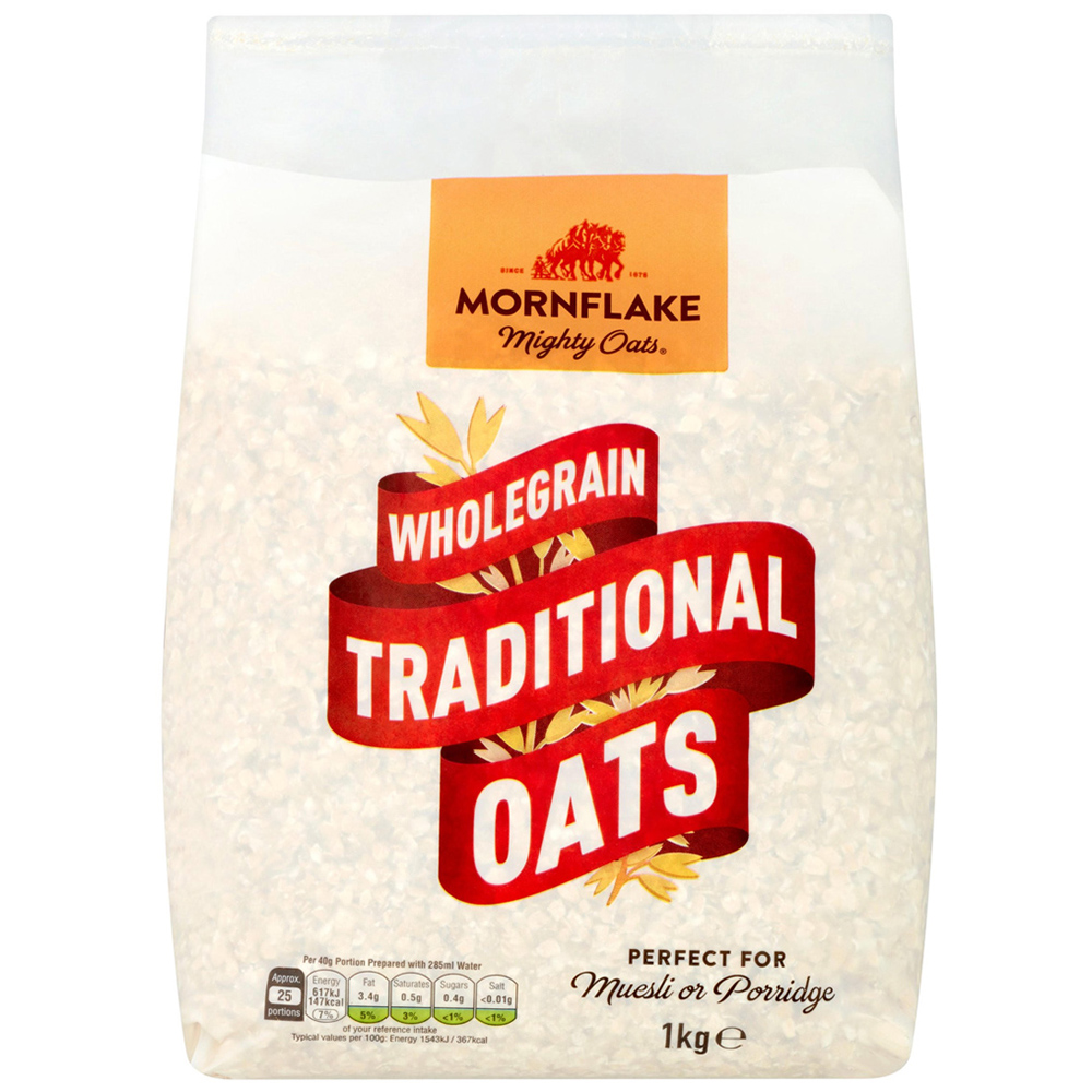 Mornflake Wholegrain Traditional Oats 1kg Image