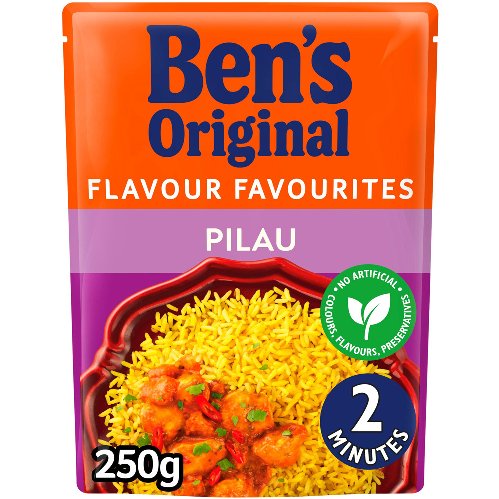 Ben's Original Pilau Microwave Rice 220g Image