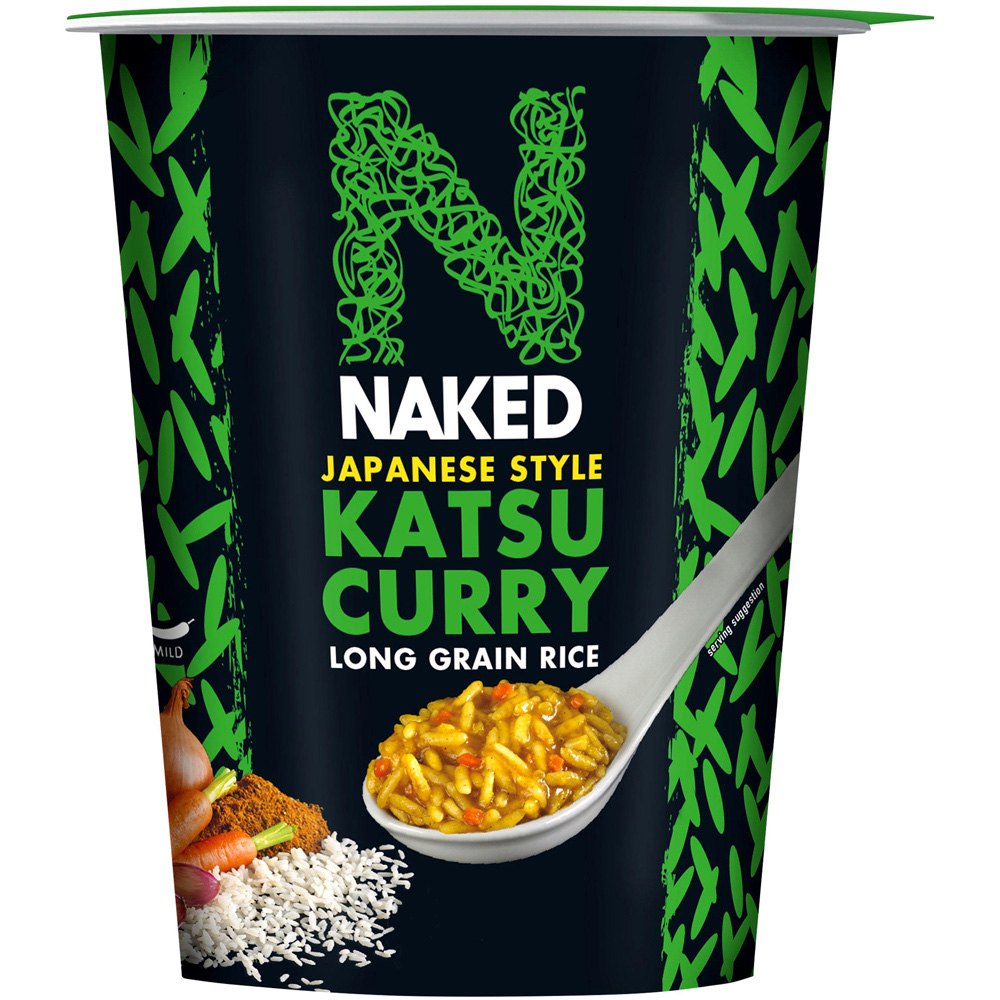 Naked Japanese Style Chicken Katsu Curry Rice Pot 78g Image