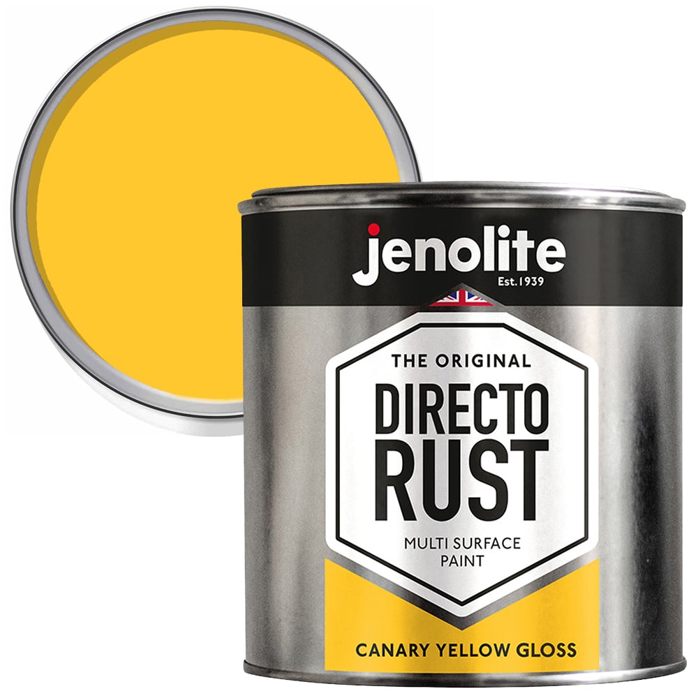 Jenolite Directorust Canary Yellow Gloss 1L Image 1