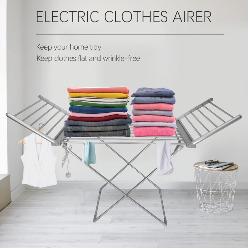 Alivio Portable Electric Heated Clothes Airer Image 3