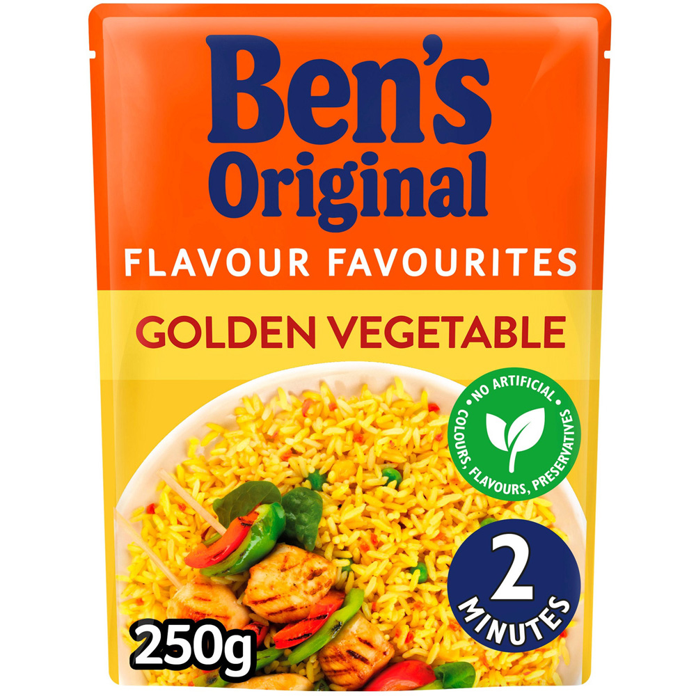 Ben's Original Golden Vegetable Microwave Rice 220g Image