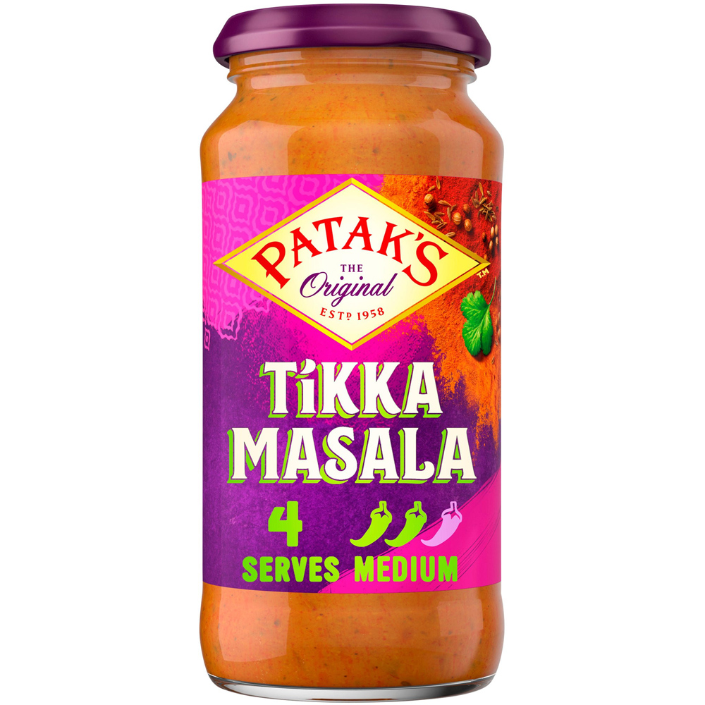 Patak's Tikka Masala Cooking Sauce 450g Image