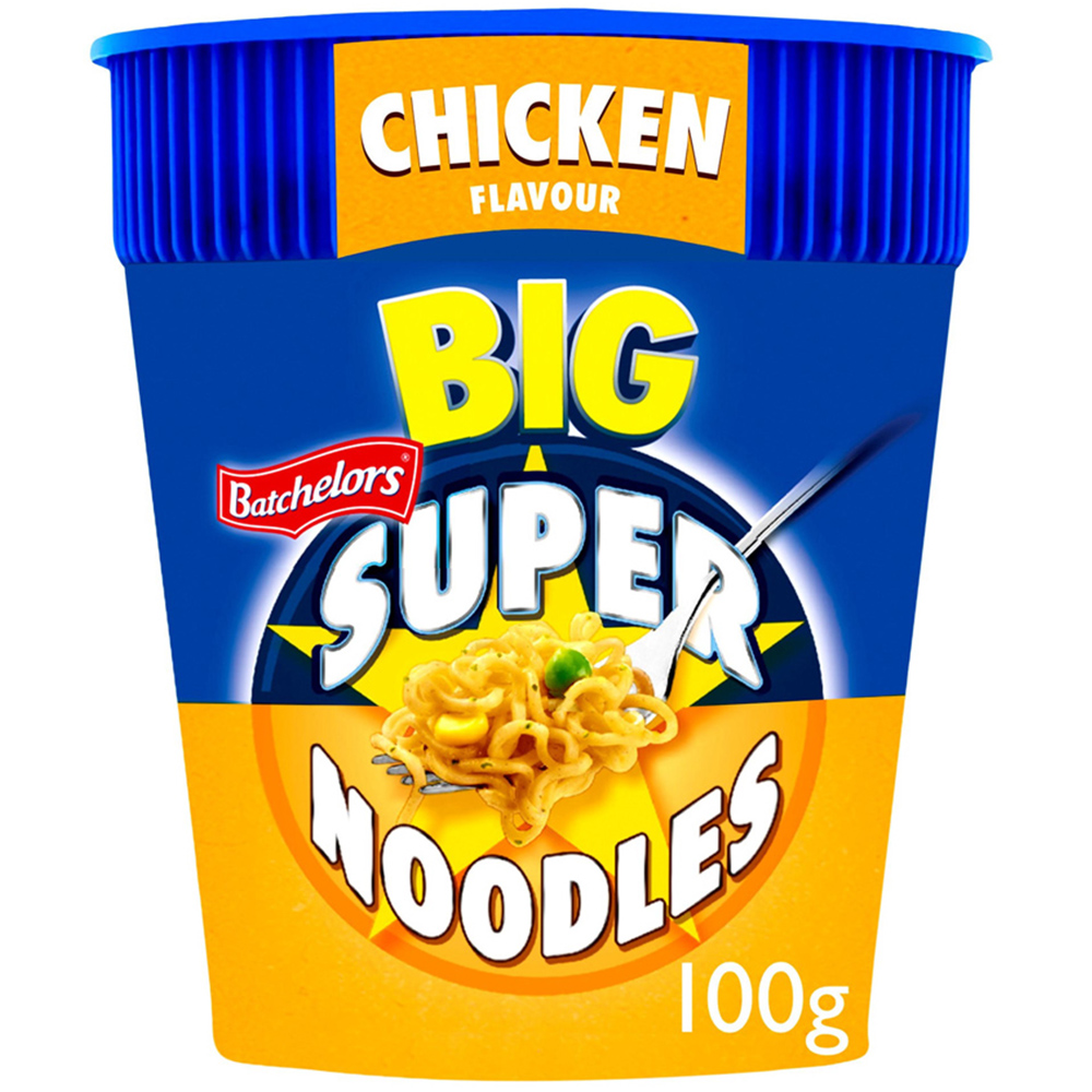Batchelors Big Super Noodles Chicken Pot 100g Image 1