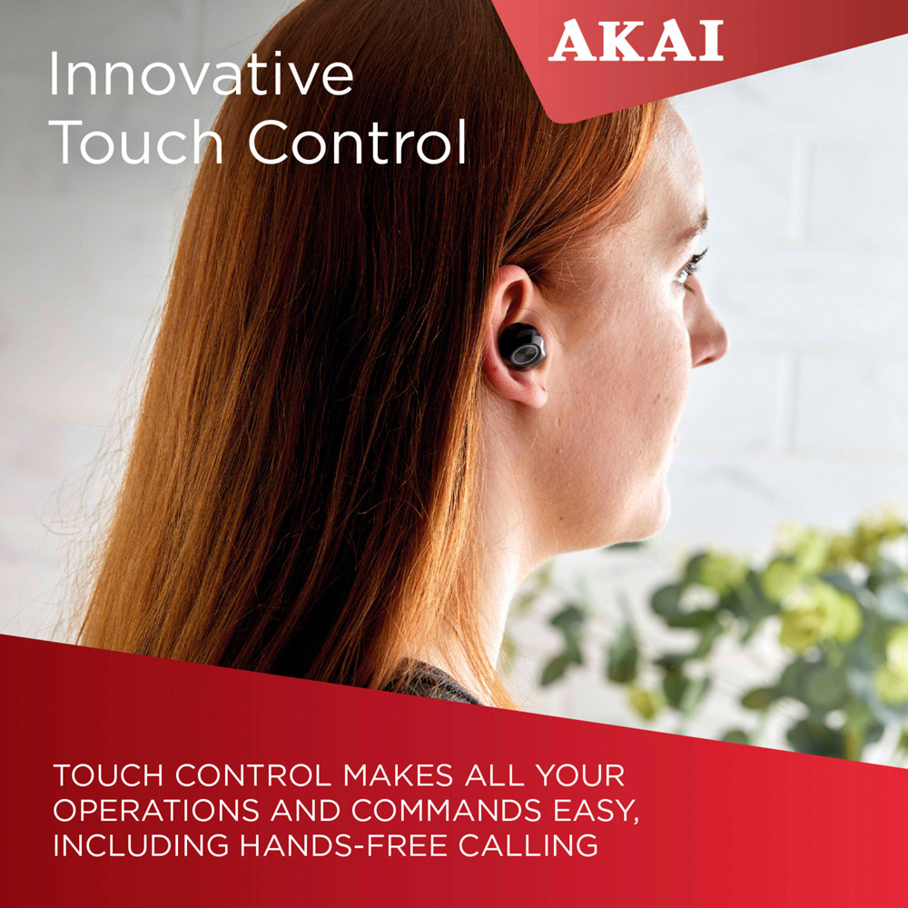 Akai Wireless Bluetooth Earbuds Image 4