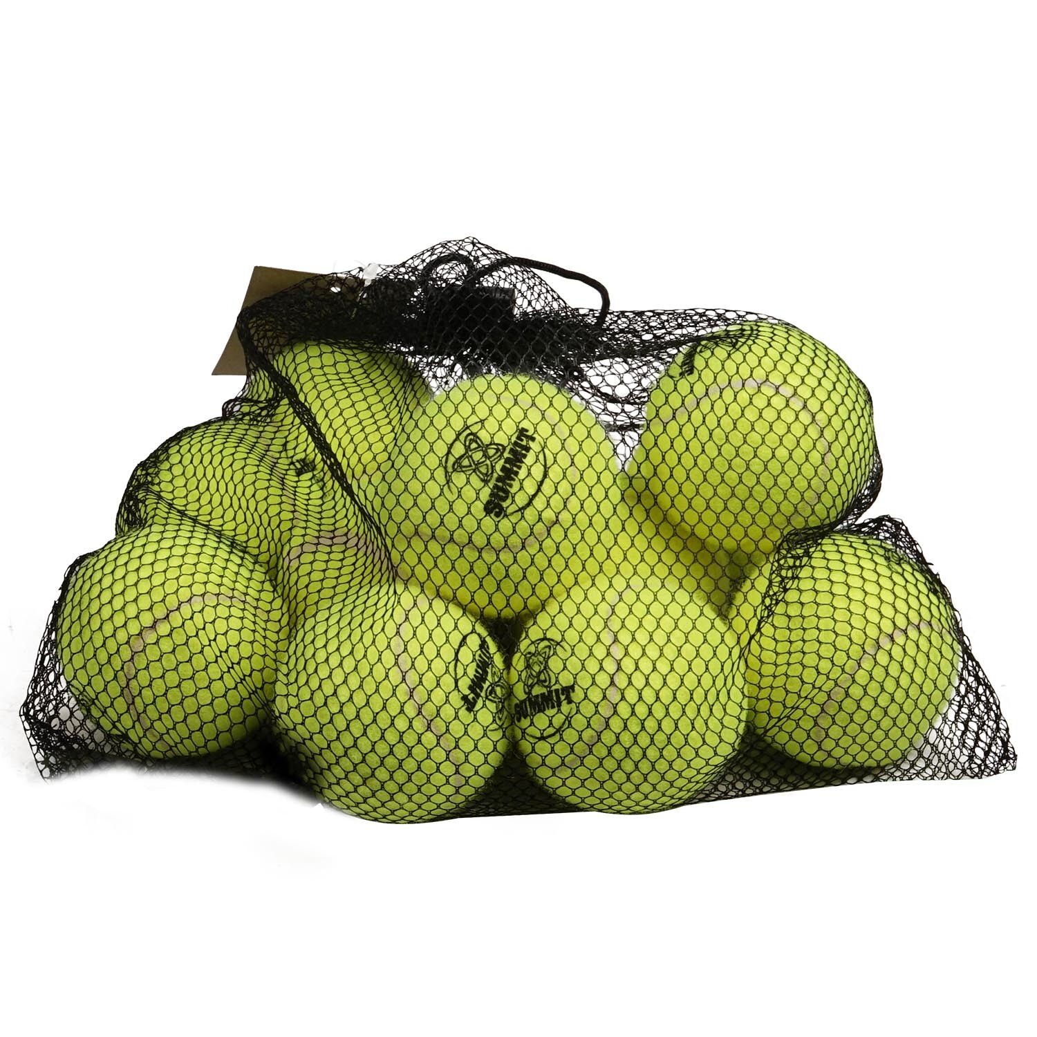 Pack of 12 Summit Tennis Balls in Mesh Bag Image