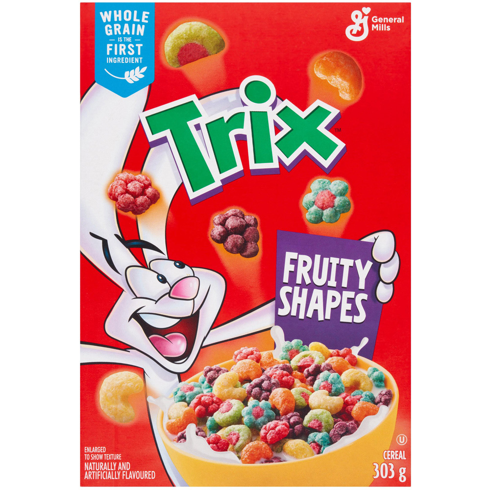 General Mills Trix Fruity Shapes Cereal 303g Image