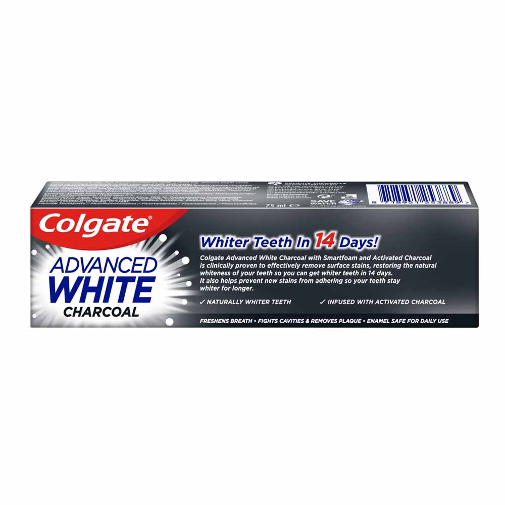 Colgate Advanced Charcoal Whitening Toothpaste 75ml Image 6