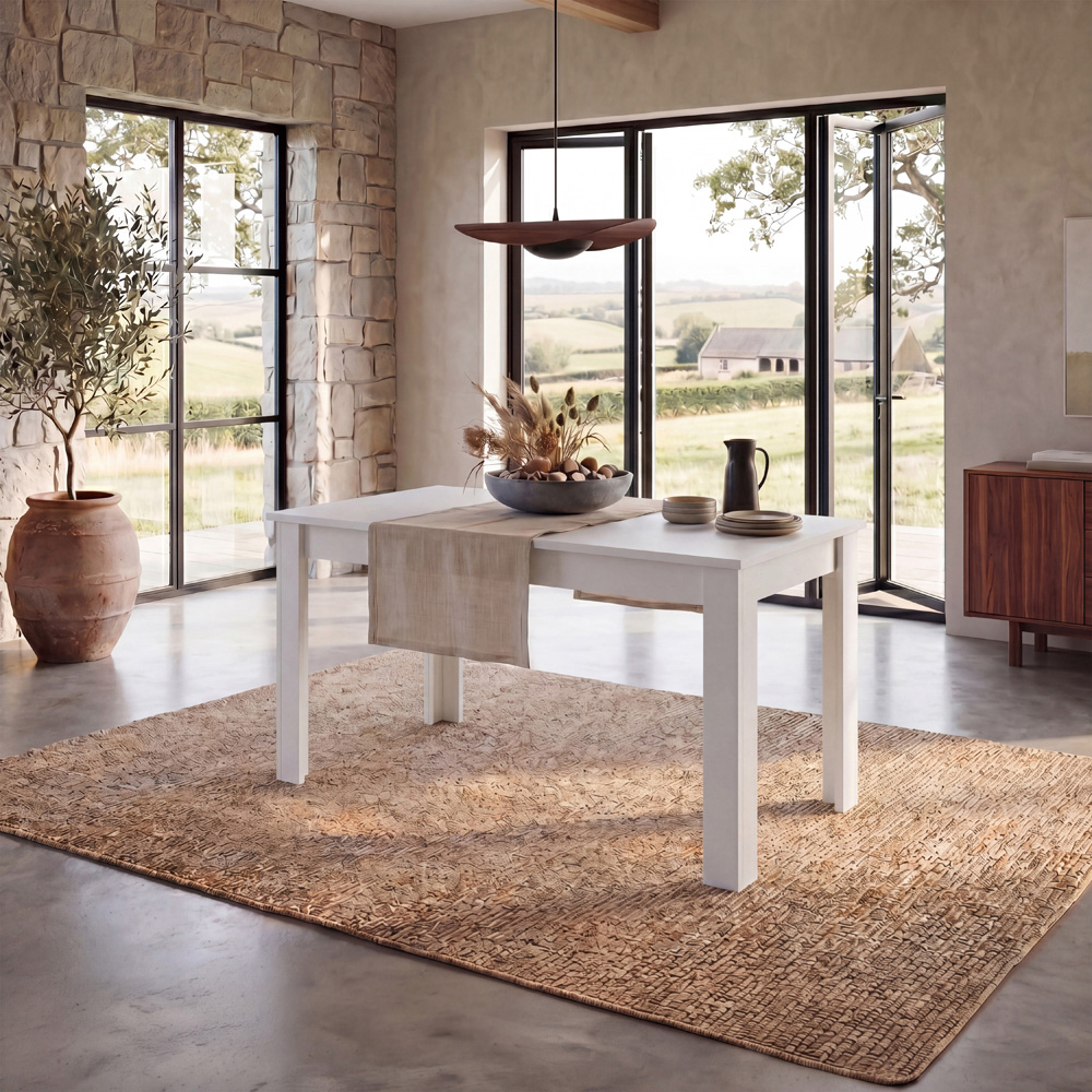 VIDA DESIGNS Medina 4 Seater Dining Table White Image 3