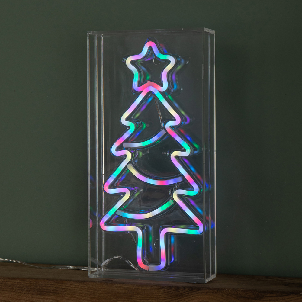 Samuel Alexander RGB LED Neon Flex Christmas Tree 30cm Image 7
