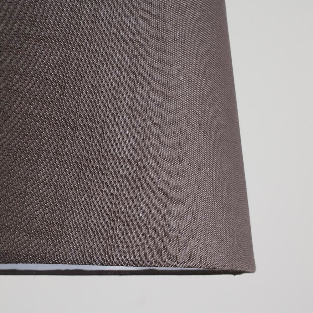 ValueLights Doretta Grey Tapered Lamp Shade Image 4