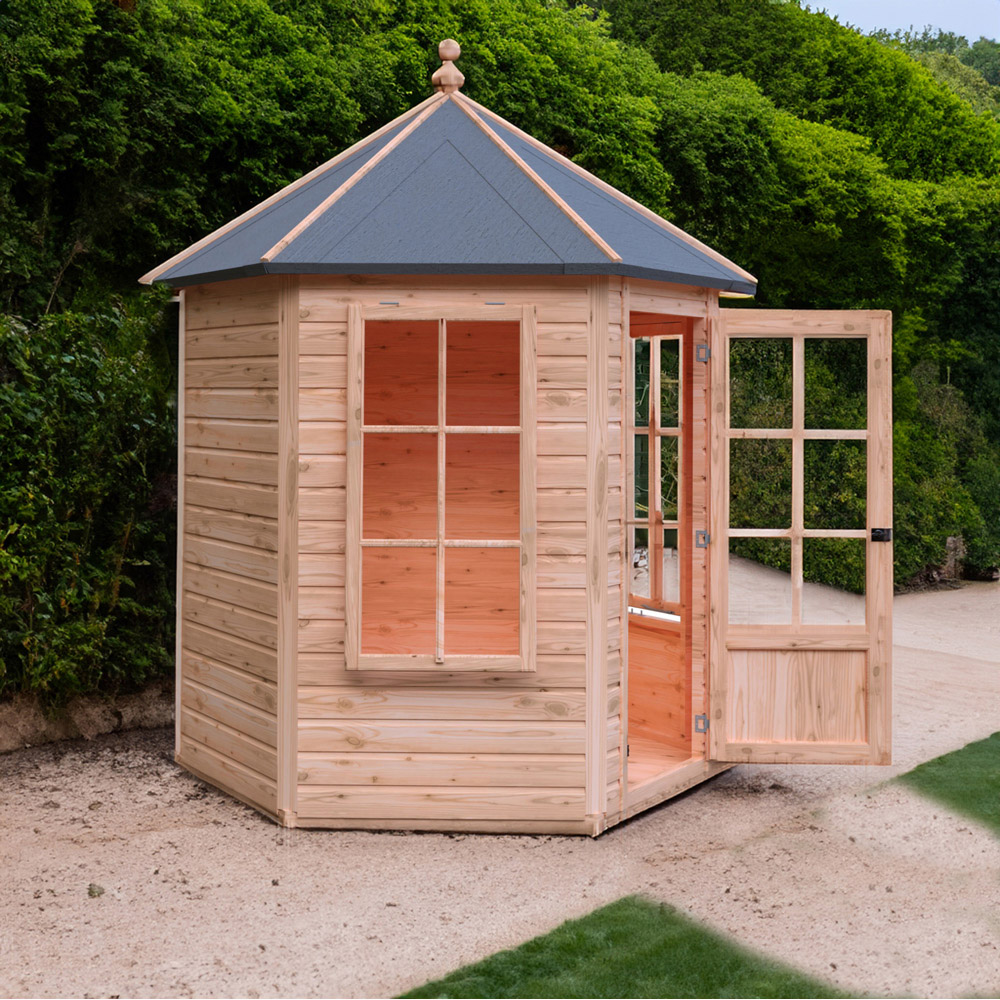 Shire 6 x 6ft Gazebo Single Door Summerhouse Image 4