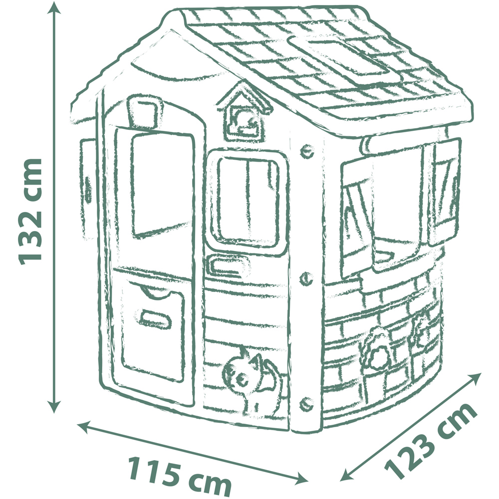 Smoby Kids Life Jura Lodge Playhouse Image 4